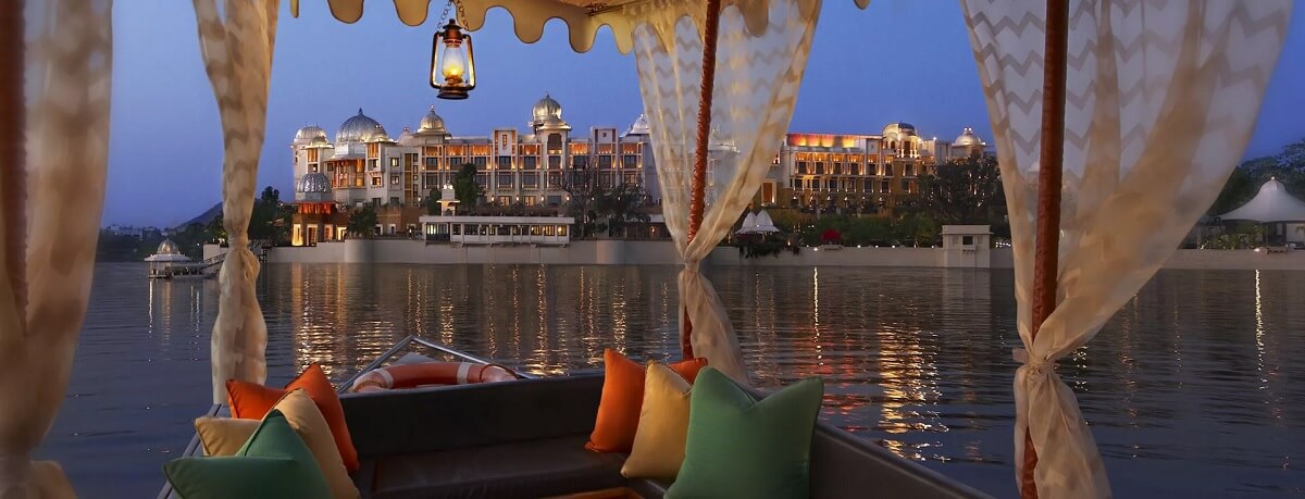 The Leela Palace, Udaipur Lake Pichola for destination wedding