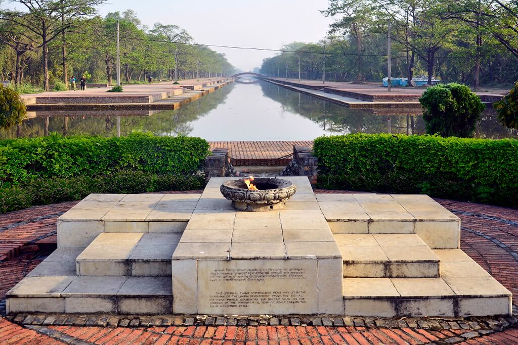 Eternal Flame Lumbini Nepal