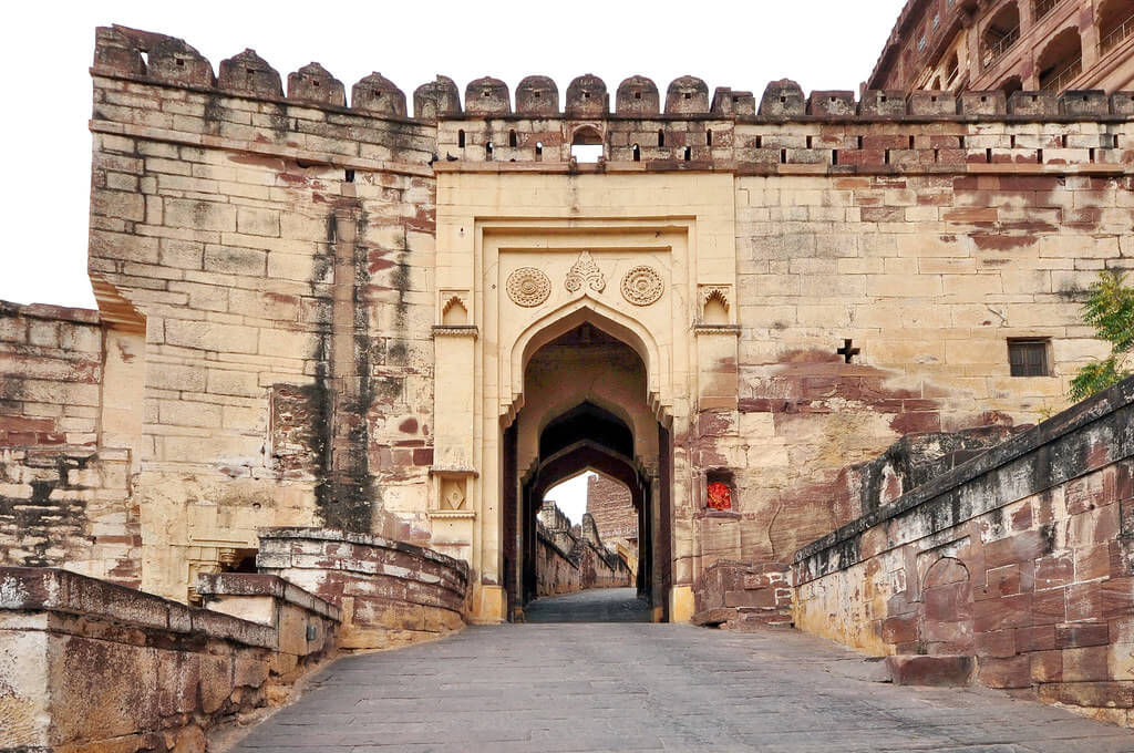 Entrance Gates Mehrangarh Fort Jodhpur