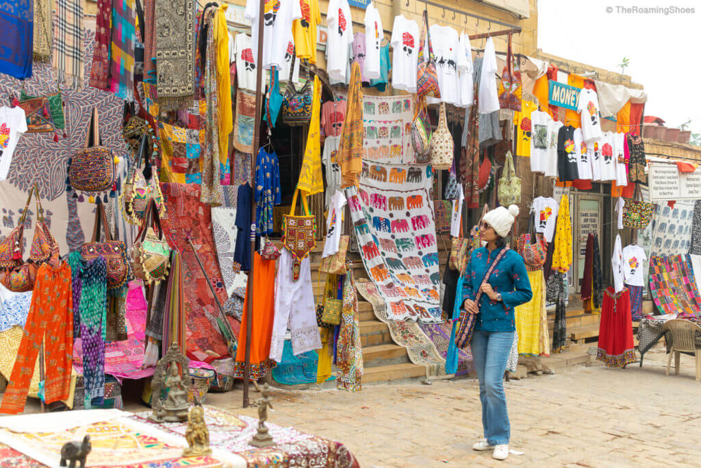 Shopping Around Gadisar Lake