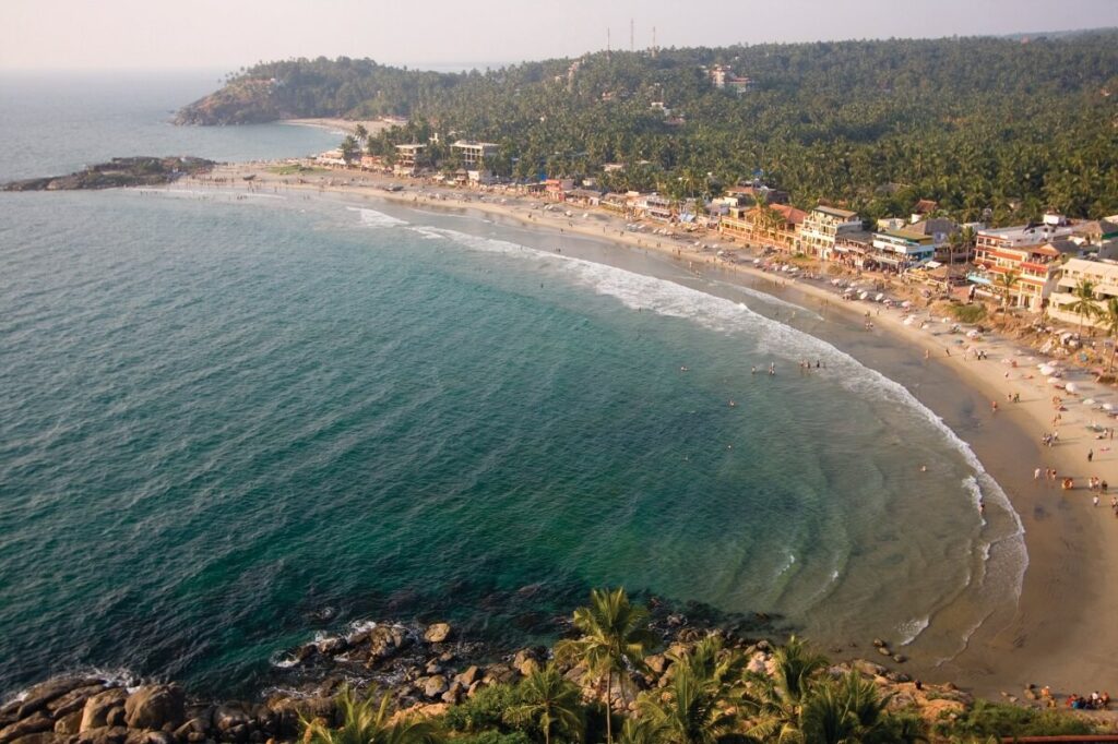Crescent Shaped Beach Kovalam