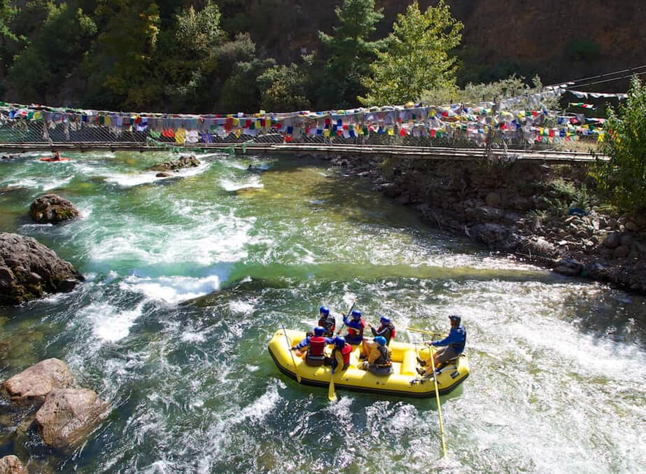 river rafting bhutan