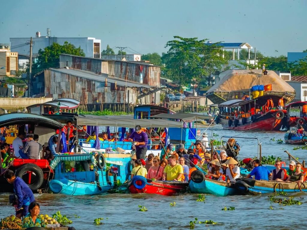 Cai Rang floating market Mekong Delta