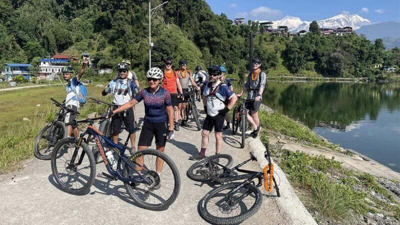Cycling Route from Pokhara to Begnas Lake