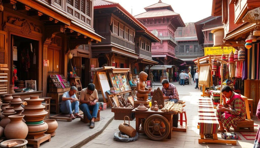 Local Craftsmen Work Bhaktapur