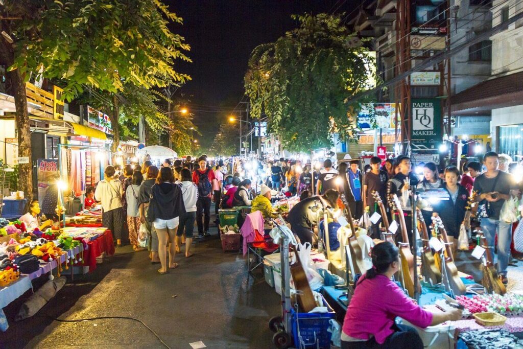 Saturday Walking Street (Wualai Road) Chiang Mai