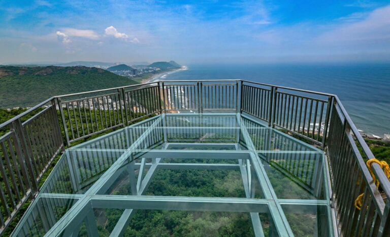 55-Metre Glass Bridge with Spectacular Sea and Mountain Views