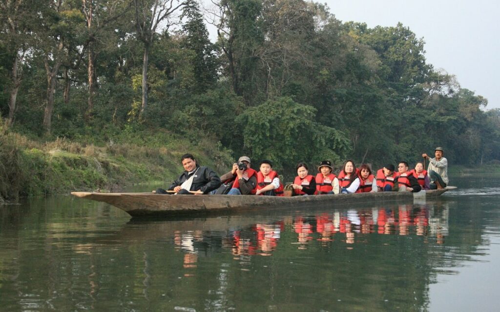 Canoe Ride on the Rapti River Chitwan
