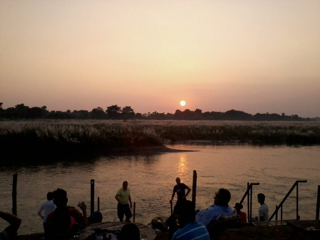 Sunset Boat Ride on Narayani River Chitwan