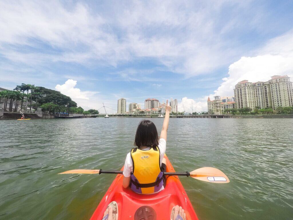 Kayaking at Kallang Basin Singapore