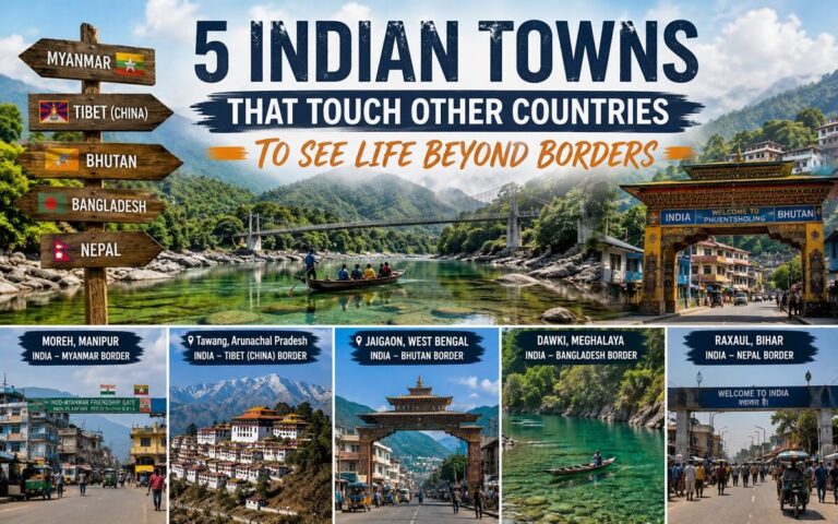 Indian Towns Near Borders