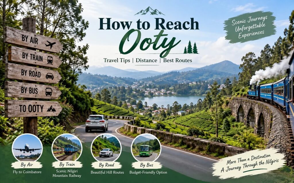 How to Reach Ooty