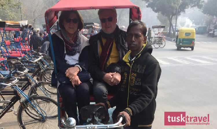 Guest Rickshaw Ride in Chandni Chowk Delhi
