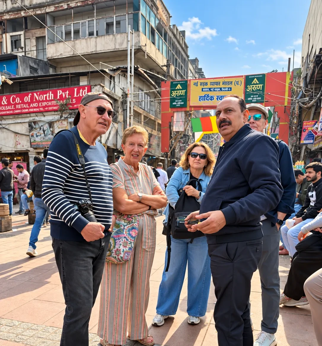 Tusk Travel guests with local travel support in India