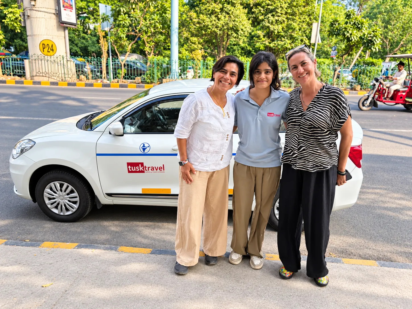 Tusk Travel guests during a tailor-made journey
