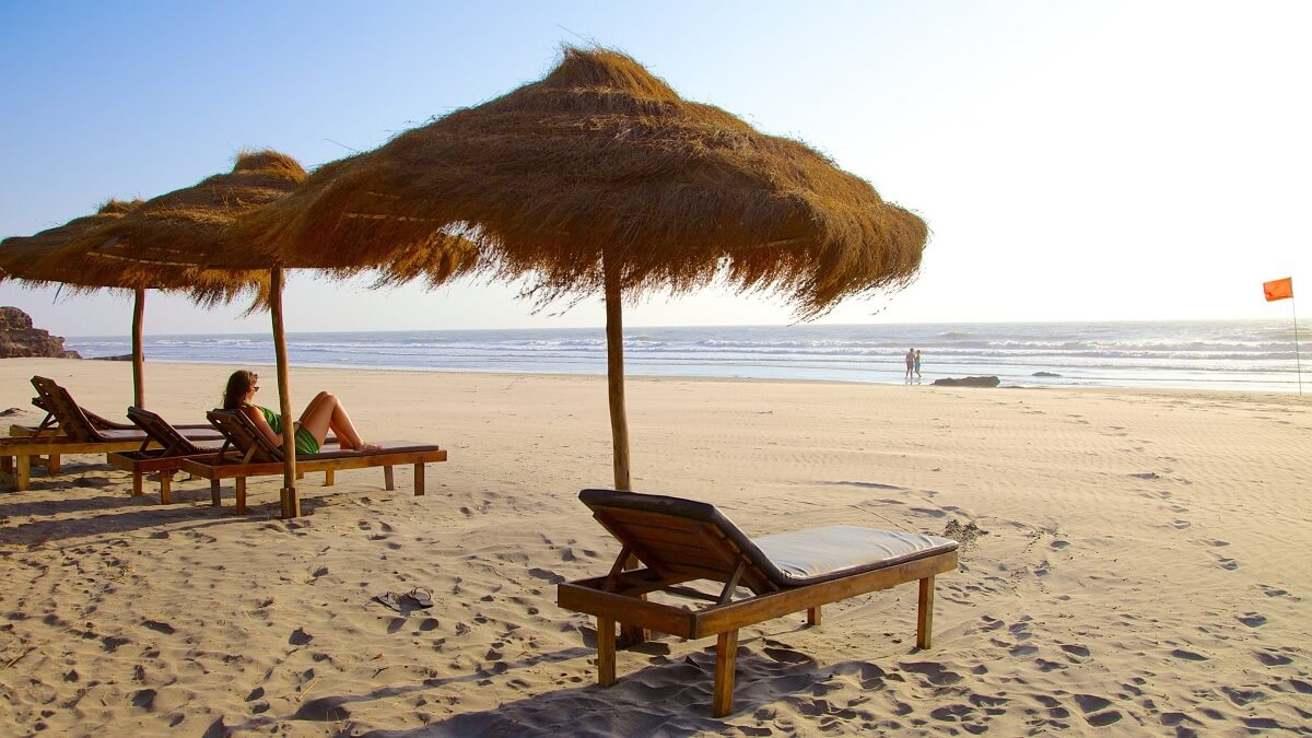 Ashwem Beach Goa view and surroundings
