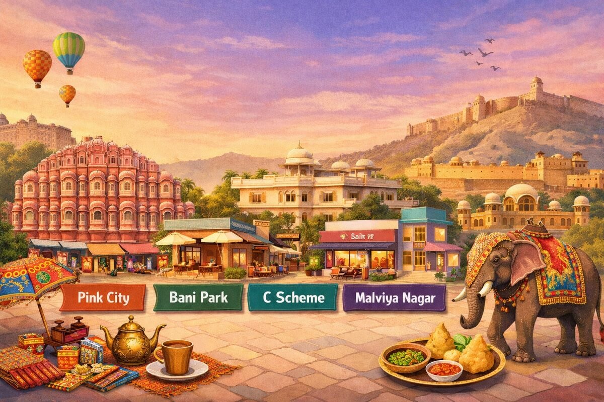 Best area to stay in Jaipur – old city lanes, heritage havelis and central neighborhoods