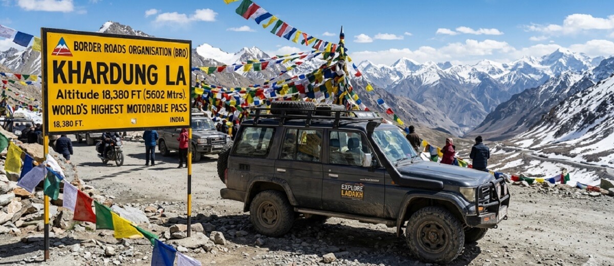 Ladakh tour packages from Hyderabad covering Leh Nubra Valley and Pangong Lake
