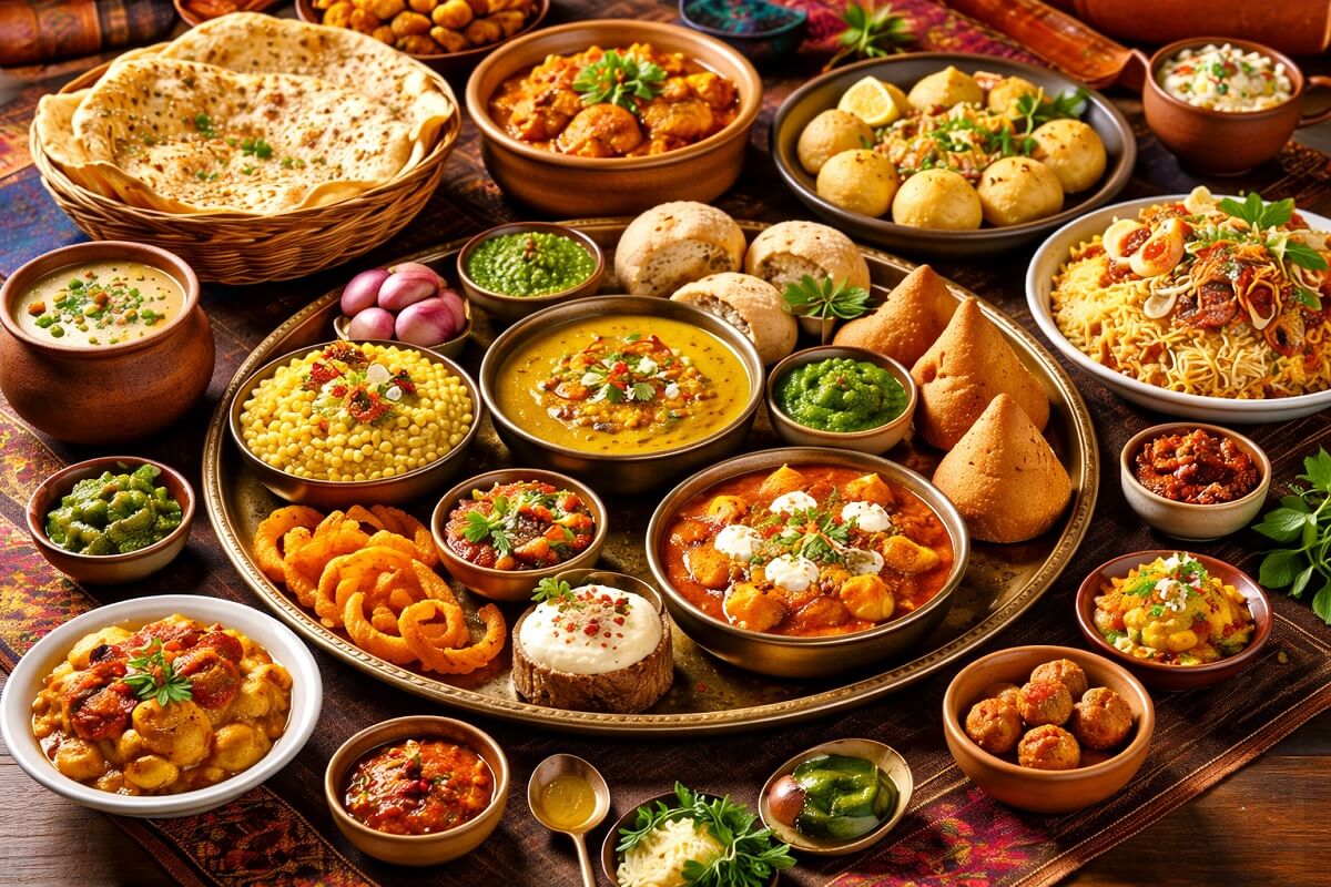 What to eat in Jaipur – street snacks, Rajasthani thali and sweets