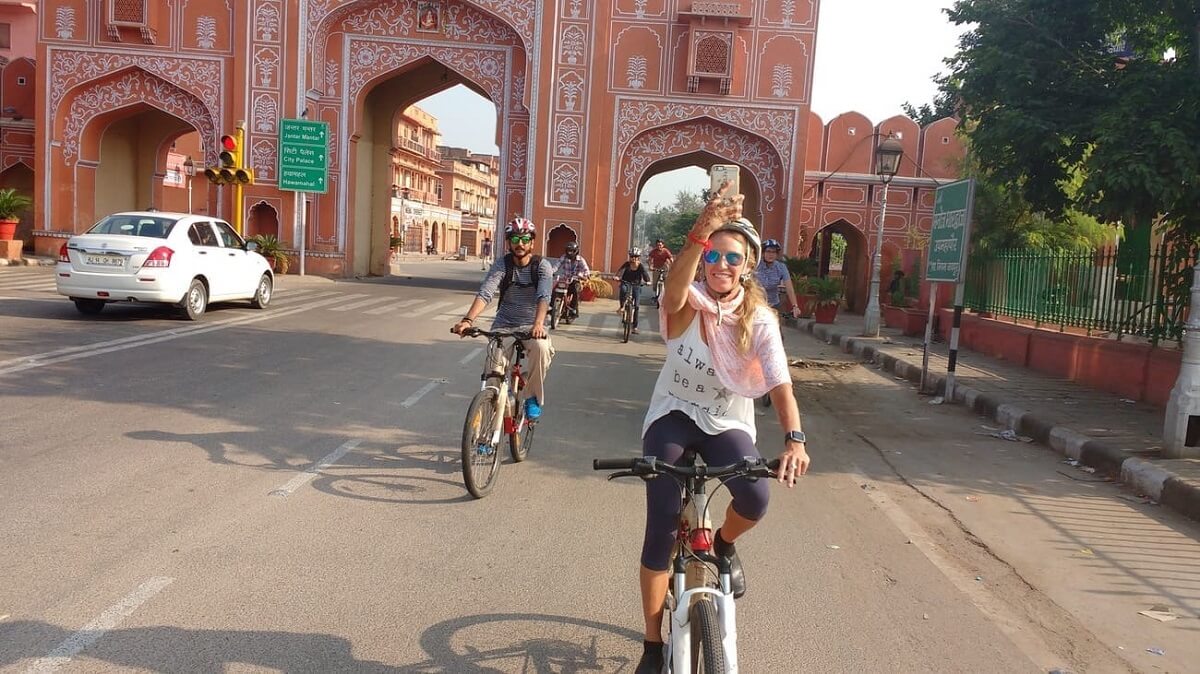 Rural Rajasthan bicycle ride before Agra