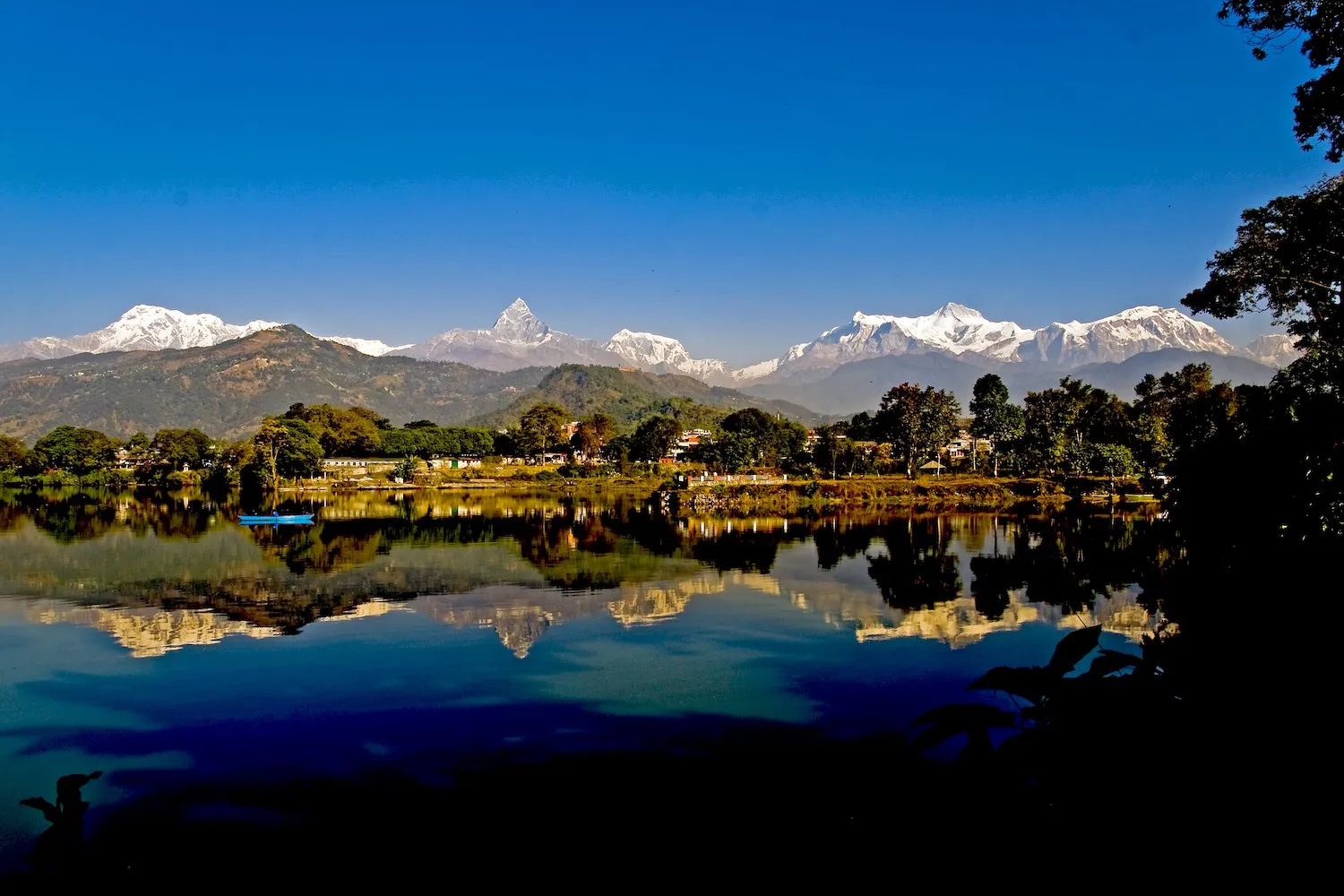 Family leisure day in Pokhara Nepal