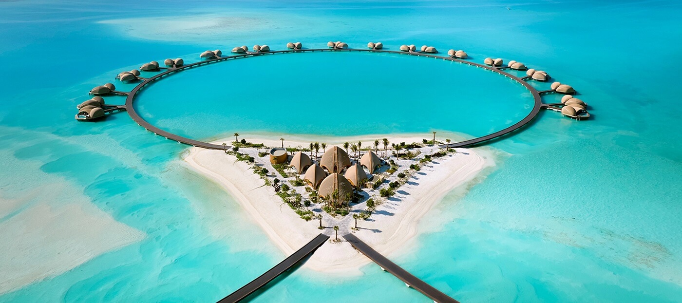 Saudi Arabia beach holidays with Red Sea coast and sunset dining